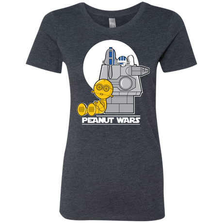 T-Shirts Vintage Navy / Small Peanut Wars Women's Triblend T-Shirt