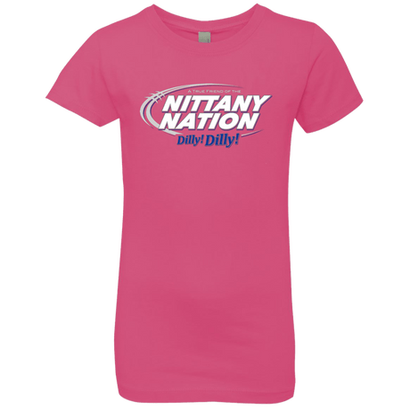 T-Shirts Hot Pink / YXS Penn State Dilly Dilly Girls Premium T-Shirt