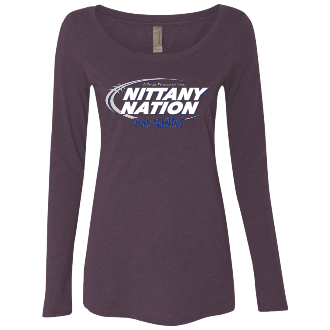T-Shirts Vintage Purple / Small Penn State Dilly Dilly Women's Triblend Long Sleeve Shirt