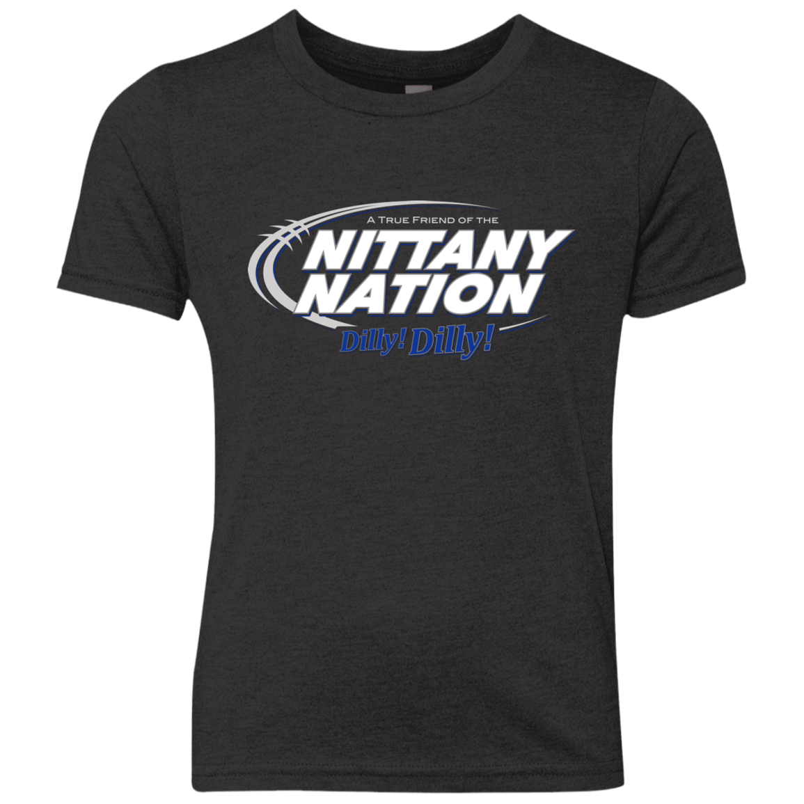 T-Shirts Vintage Black / YXS Penn State Dilly Dilly Youth Triblend T-Shirt