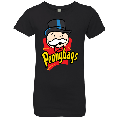 T-Shirts Black / YXS Pennybags Girls Premium T-Shirt
