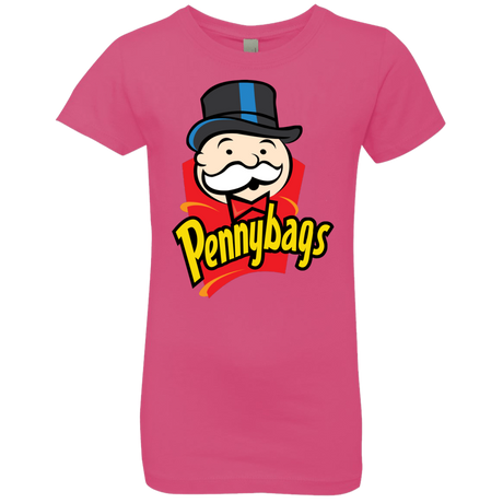 T-Shirts Hot Pink / YXS Pennybags Girls Premium T-Shirt