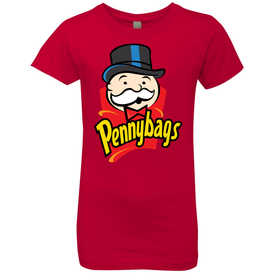T-Shirts Red / YXS Pennybags Girls Premium T-Shirt
