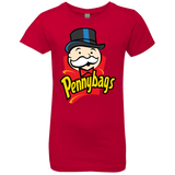 T-Shirts Red / YXS Pennybags Girls Premium T-Shirt
