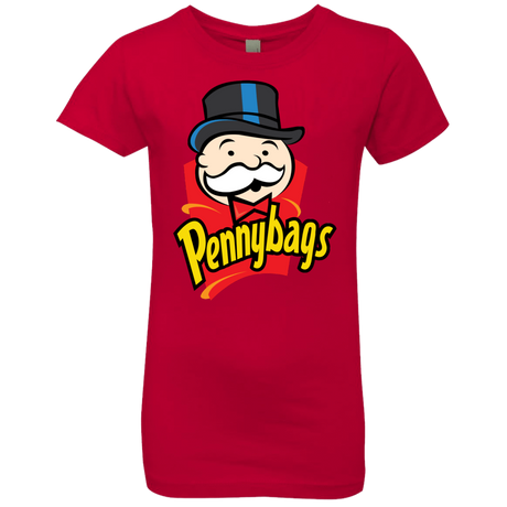T-Shirts Red / YXS Pennybags Girls Premium T-Shirt