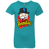 T-Shirts Tahiti Blue / YXS Pennybags Girls Premium T-Shirt