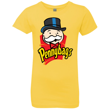 T-Shirts Vibrant Yellow / YXS Pennybags Girls Premium T-Shirt