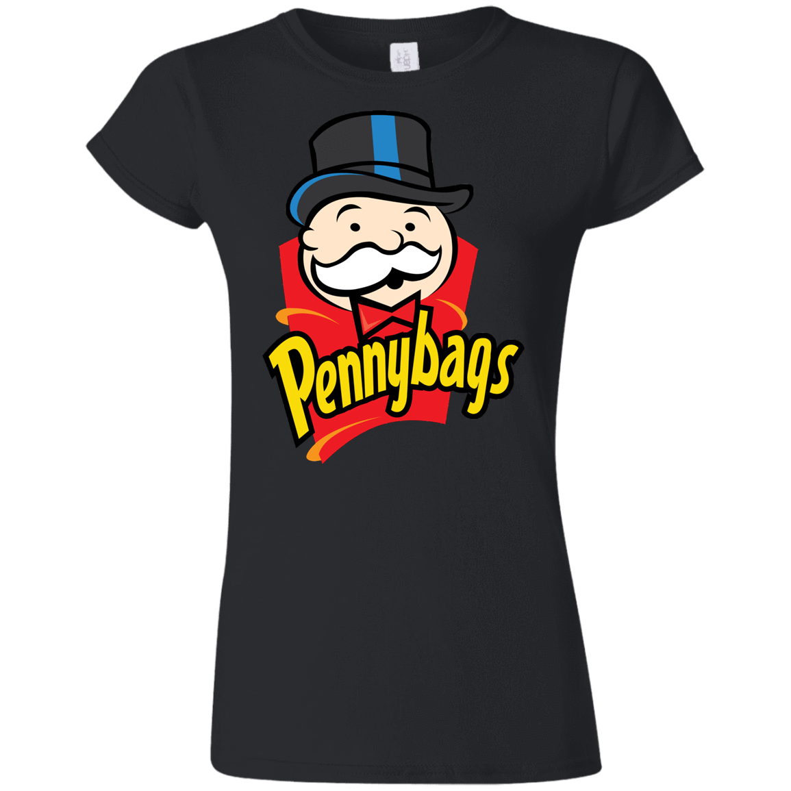 T-Shirts Black / S Pennybags Junior Slimmer-Fit T-Shirt