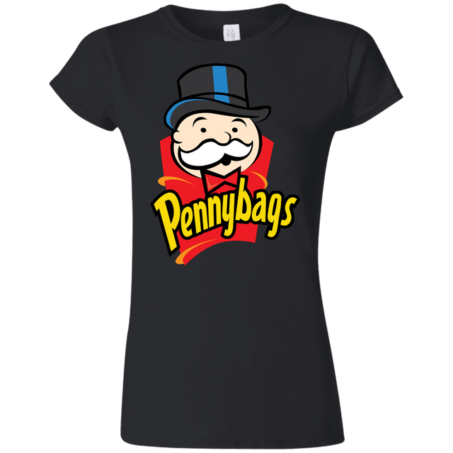 T-Shirts Black / S Pennybags Junior Slimmer-Fit T-Shirt