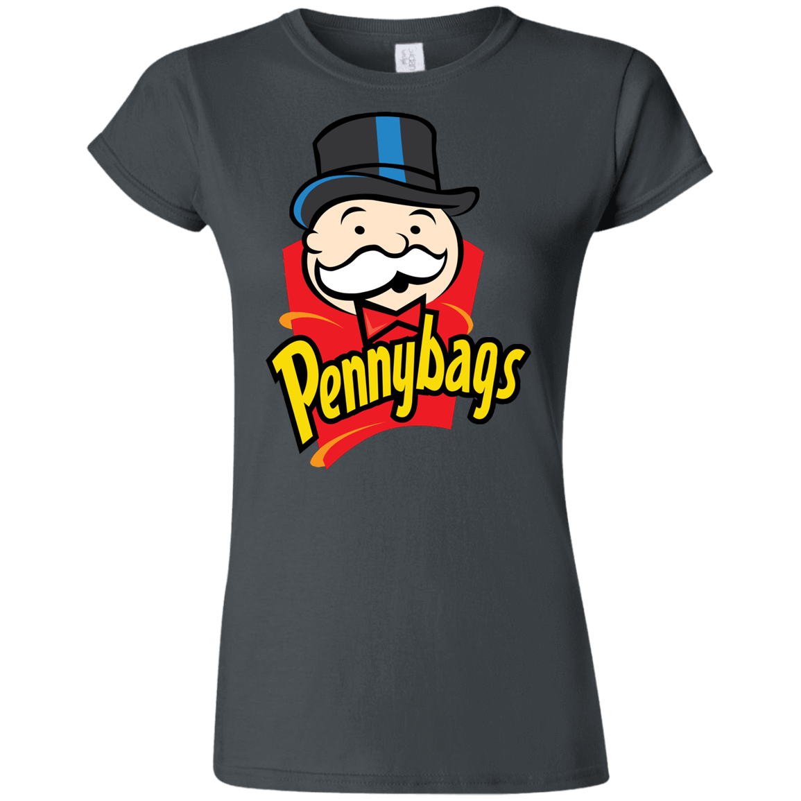 T-Shirts Charcoal / S Pennybags Junior Slimmer-Fit T-Shirt