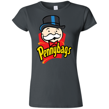 T-Shirts Charcoal / S Pennybags Junior Slimmer-Fit T-Shirt