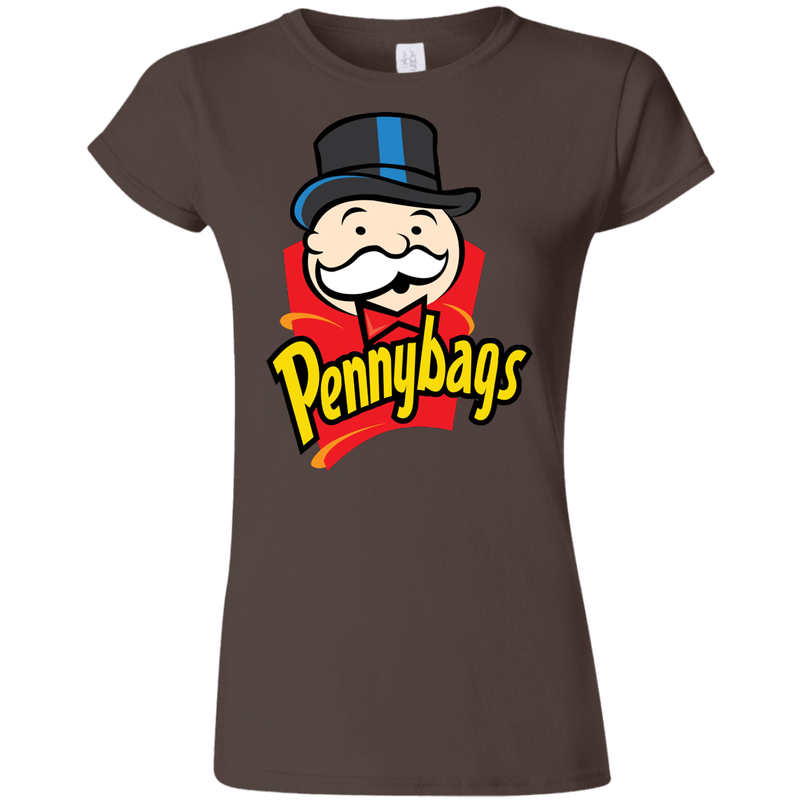 T-Shirts Dark Chocolate / S Pennybags Junior Slimmer-Fit T-Shirt