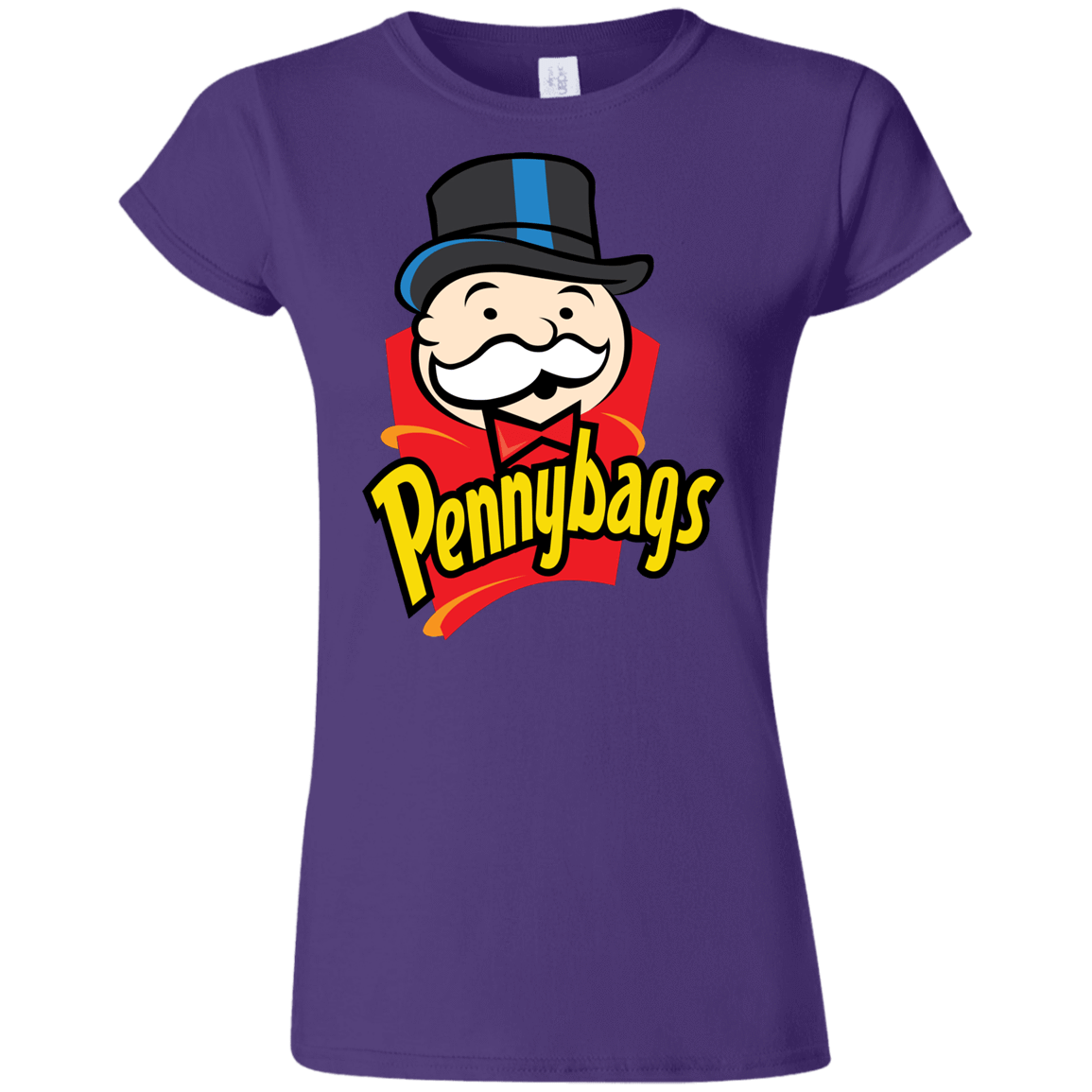 T-Shirts Purple / S Pennybags Junior Slimmer-Fit T-Shirt