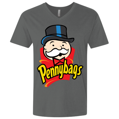 T-Shirts Heavy Metal / X-Small Pennybags Men's Premium V-Neck