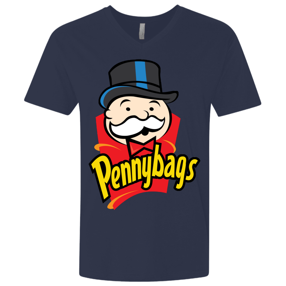 T-Shirts Midnight Navy / X-Small Pennybags Men's Premium V-Neck