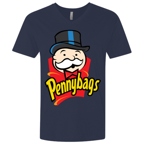 T-Shirts Midnight Navy / X-Small Pennybags Men's Premium V-Neck