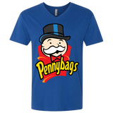 T-Shirts Royal / X-Small Pennybags Men's Premium V-Neck