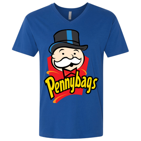 T-Shirts Royal / X-Small Pennybags Men's Premium V-Neck