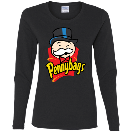 T-Shirts Black / S Pennybags Women's Long Sleeve T-Shirt