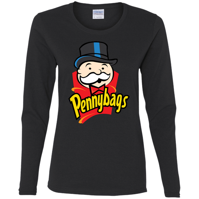 T-Shirts Black / S Pennybags Women's Long Sleeve T-Shirt