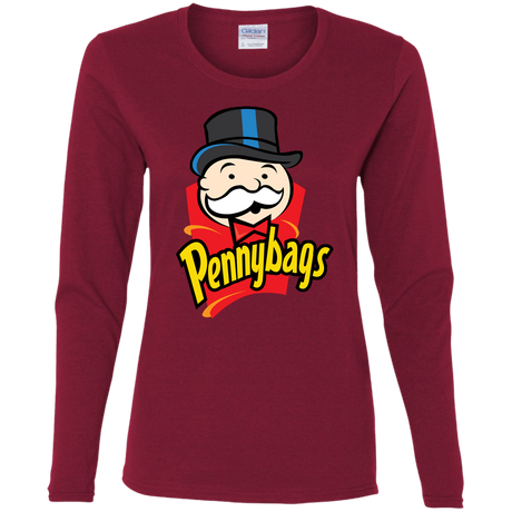 T-Shirts Cardinal / S Pennybags Women's Long Sleeve T-Shirt