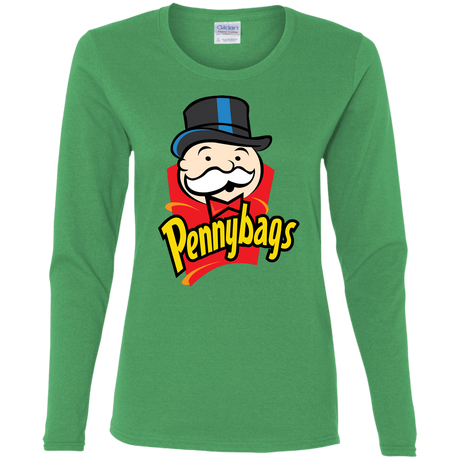 T-Shirts Irish Green / S Pennybags Women's Long Sleeve T-Shirt