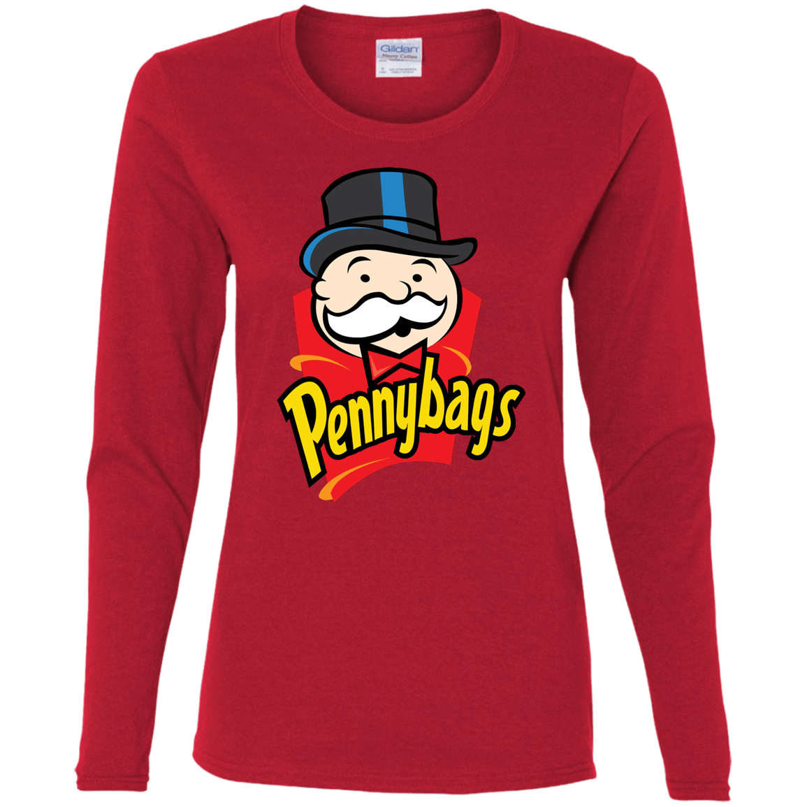 T-Shirts Red / S Pennybags Women's Long Sleeve T-Shirt