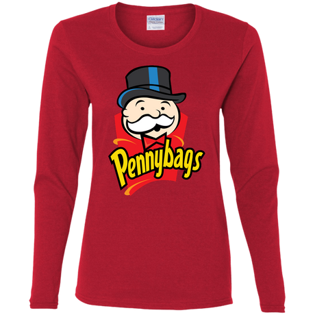 T-Shirts Red / S Pennybags Women's Long Sleeve T-Shirt