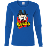 T-Shirts Royal / S Pennybags Women's Long Sleeve T-Shirt