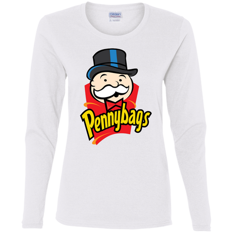 T-Shirts White / S Pennybags Women's Long Sleeve T-Shirt