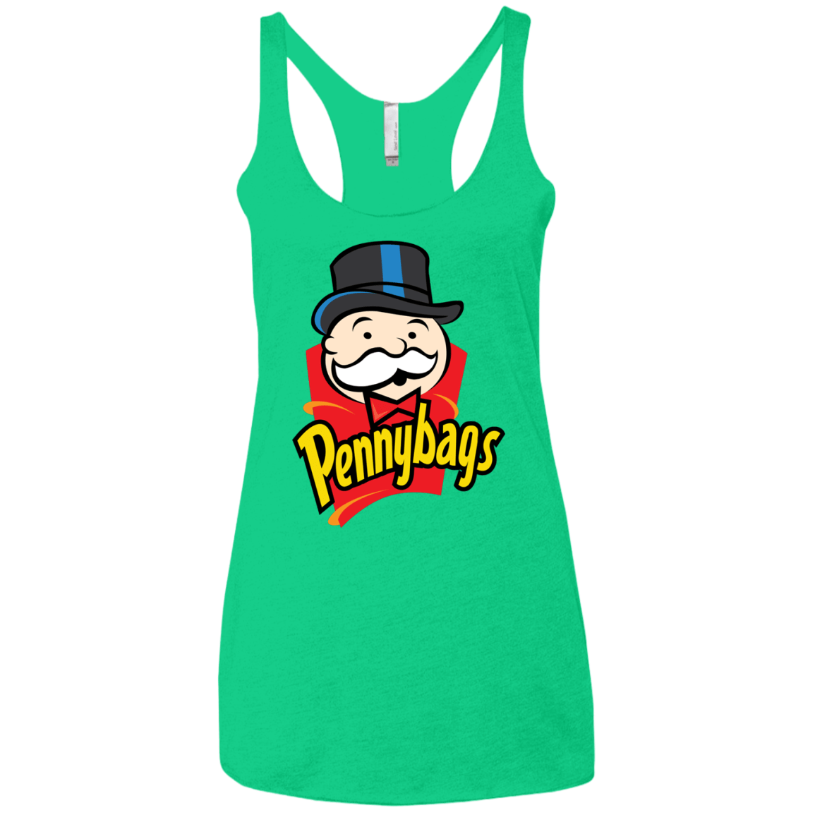 Pennybags Women's Triblend Racerback Tank