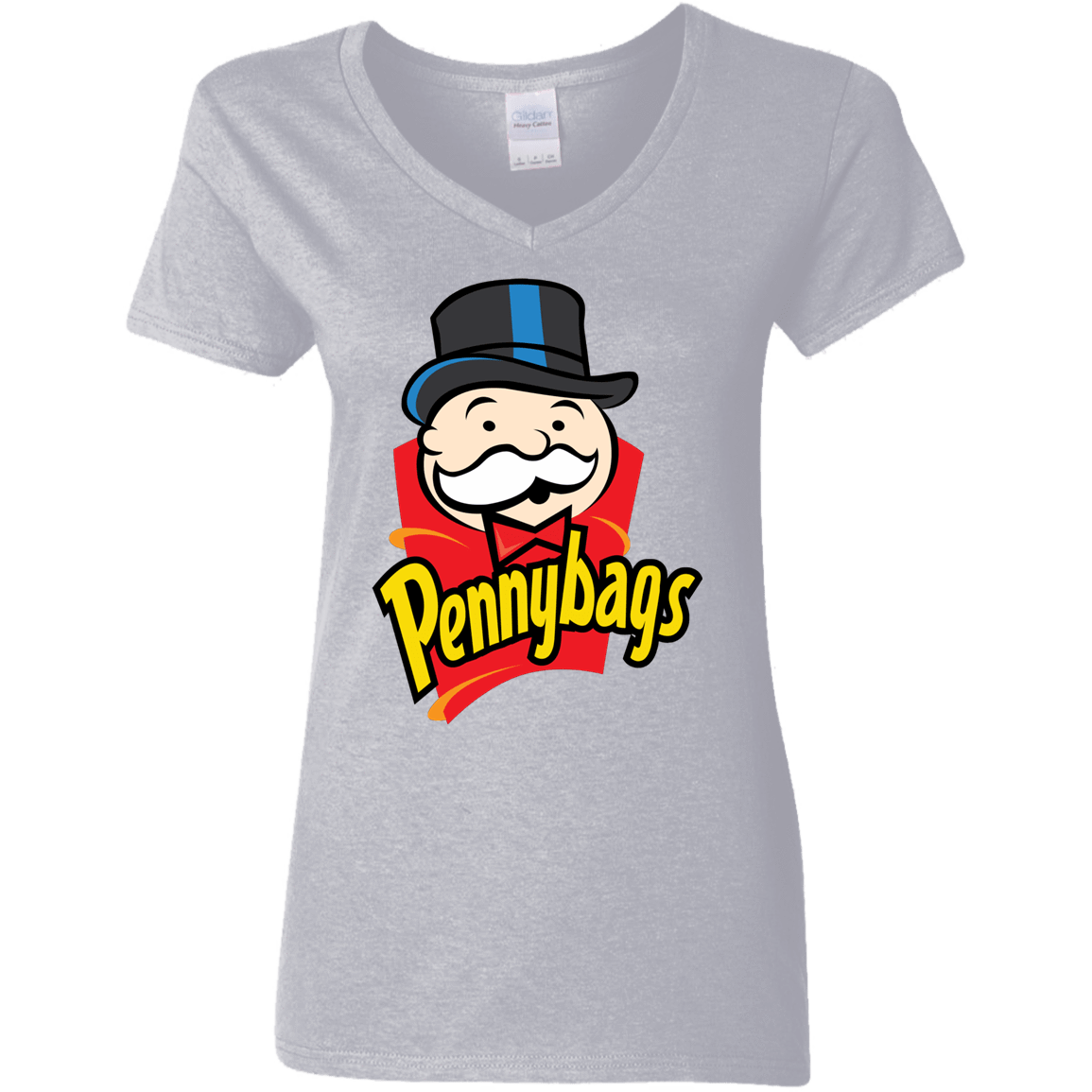 T-Shirts Sport Grey / S Pennybags Women's V-Neck T-Shirt