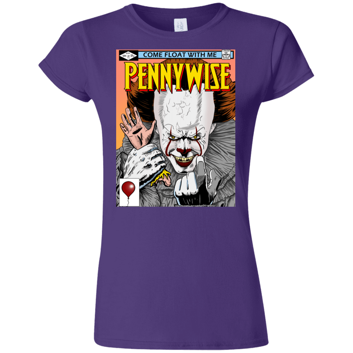 T-Shirts Purple / S Pennywise 8+ Junior Slimmer-Fit T-Shirt