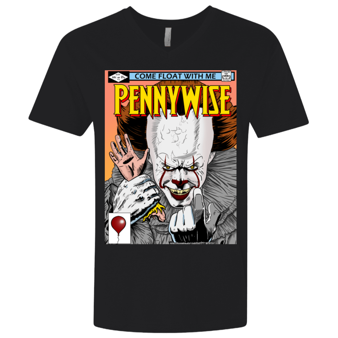 T-Shirts Black / X-Small Pennywise 8+ Men's Premium V-Neck