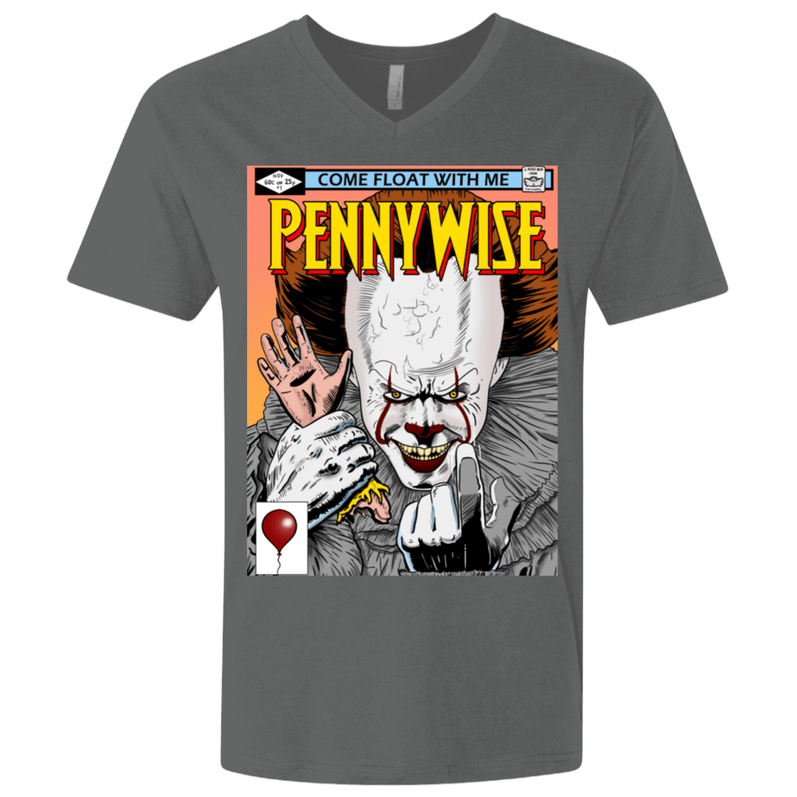 T-Shirts Heavy Metal / X-Small Pennywise 8+ Men's Premium V-Neck