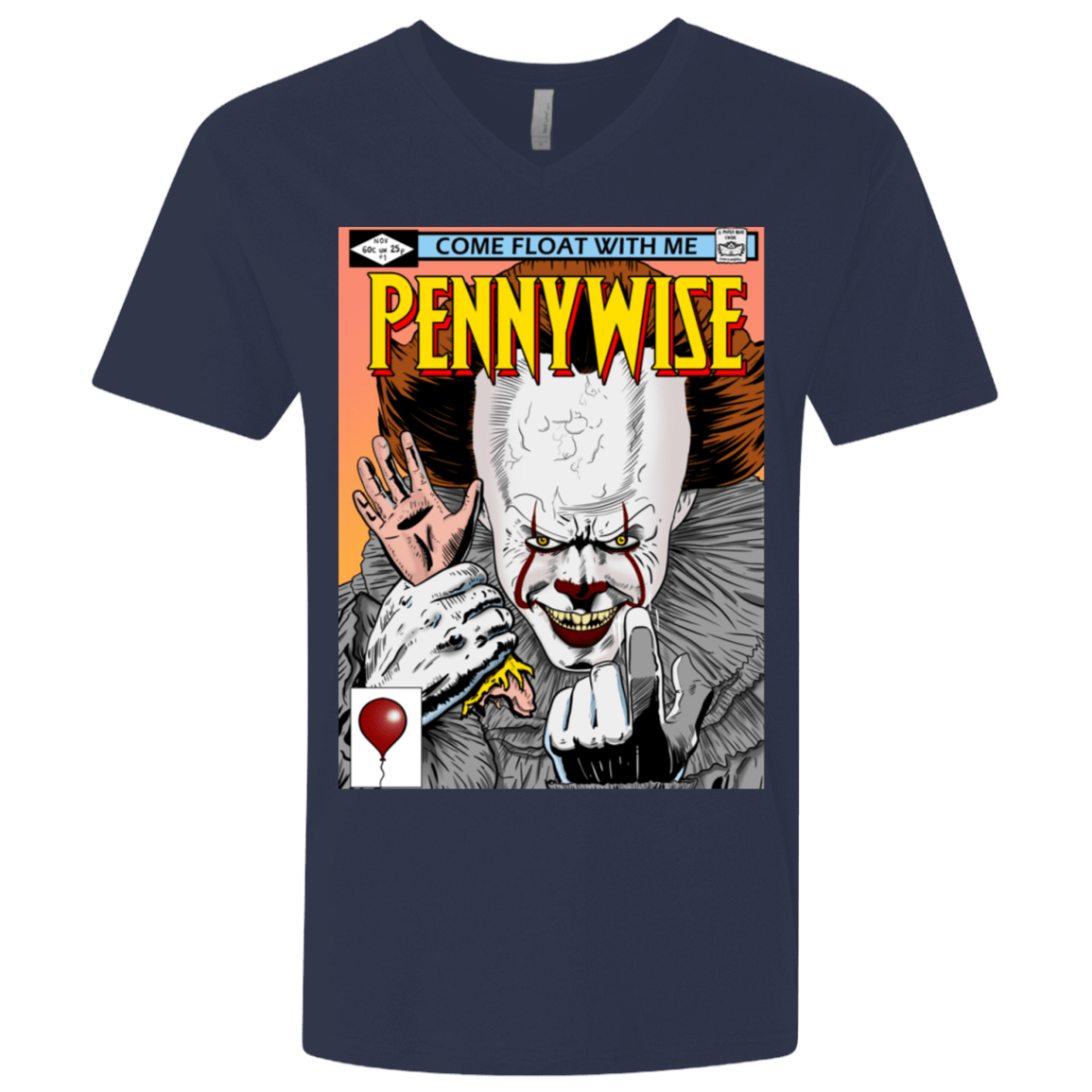 T-Shirts Midnight Navy / X-Small Pennywise 8+ Men's Premium V-Neck