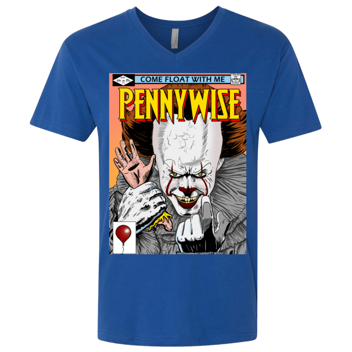 T-Shirts Royal / X-Small Pennywise 8+ Men's Premium V-Neck