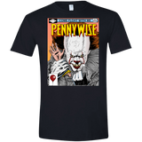 T-Shirts Black / S Pennywise 8+ Men's Semi-Fitted Softstyle