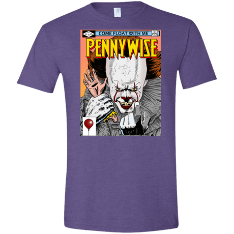 T-Shirts Heather Purple / S Pennywise 8+ Men's Semi-Fitted Softstyle