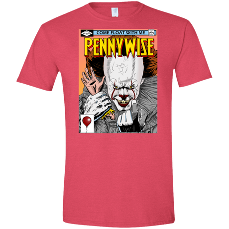 T-Shirts Heather Red / S Pennywise 8+ Men's Semi-Fitted Softstyle
