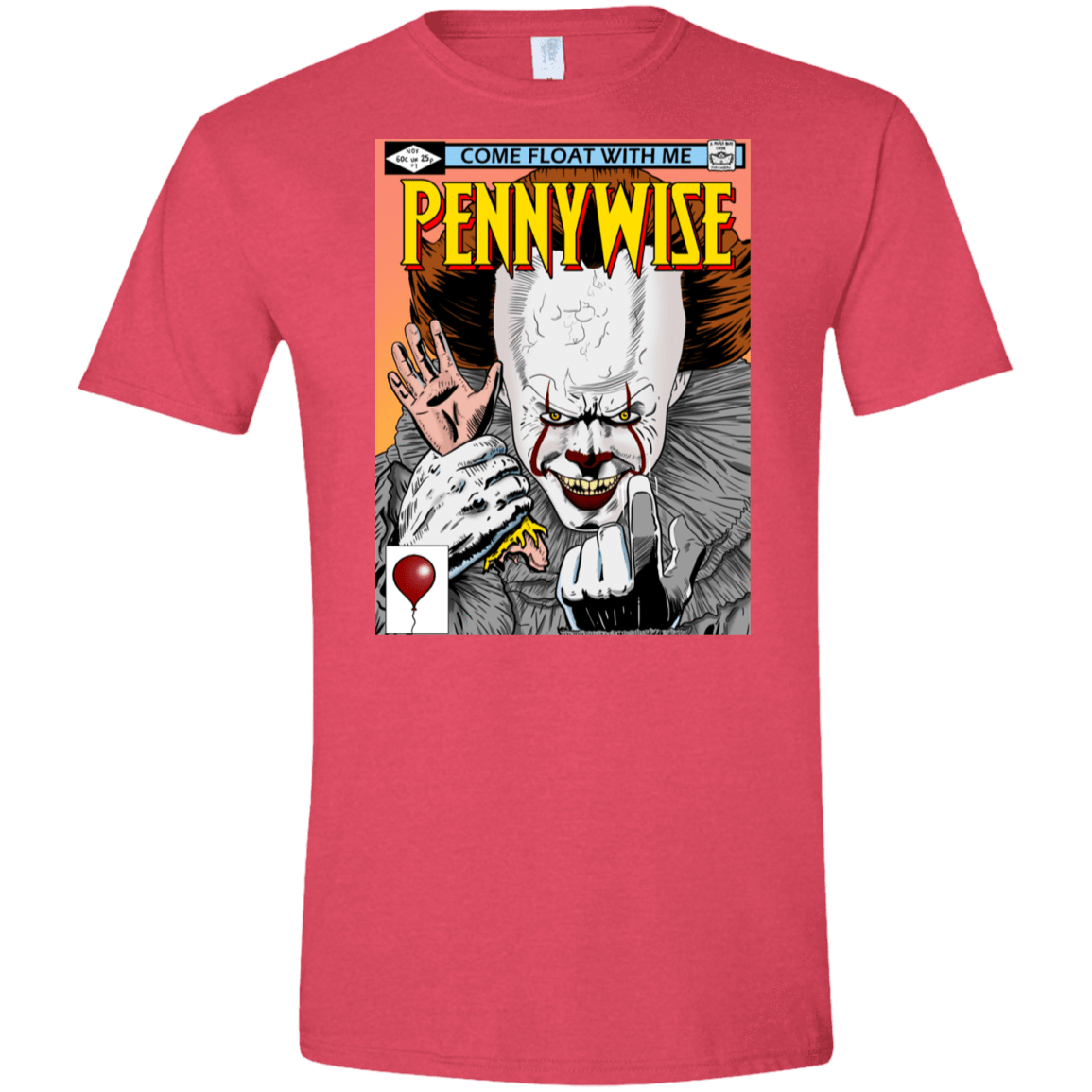 T-Shirts Heather Red / S Pennywise 8+ Men's Semi-Fitted Softstyle