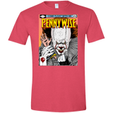 T-Shirts Heather Red / S Pennywise 8+ Men's Semi-Fitted Softstyle