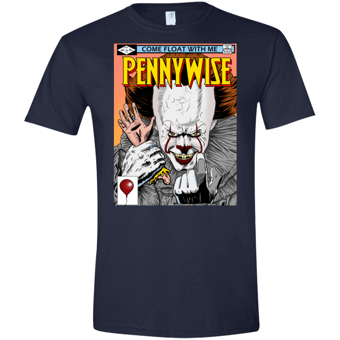 T-Shirts Navy / S Pennywise 8+ Men's Semi-Fitted Softstyle