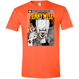 T-Shirts Orange / S Pennywise 8+ Men's Semi-Fitted Softstyle