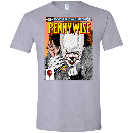 T-Shirts Sport Grey / X-Small Pennywise 8+ Men's Semi-Fitted Softstyle