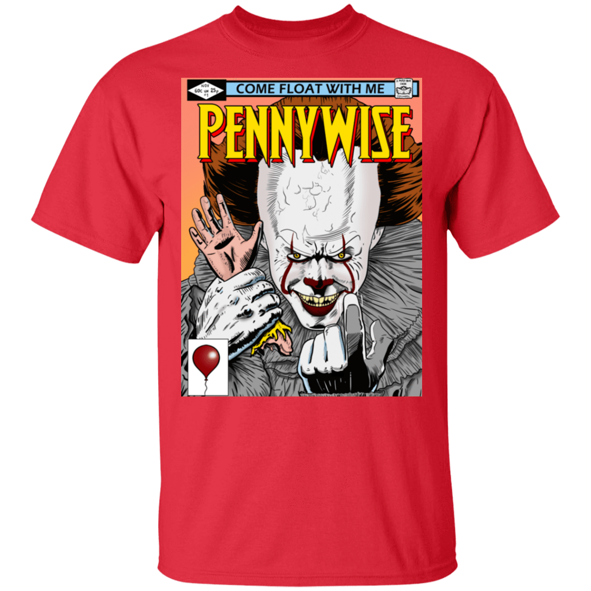 T-Shirts Red / S Pennywise 8+ T-Shirt
