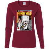 T-Shirts Cardinal / S Pennywise 8+ Women's Long Sleeve T-Shirt