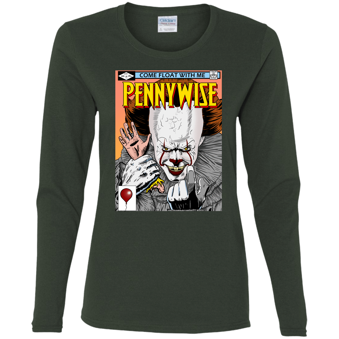 T-Shirts Forest / S Pennywise 8+ Women's Long Sleeve T-Shirt