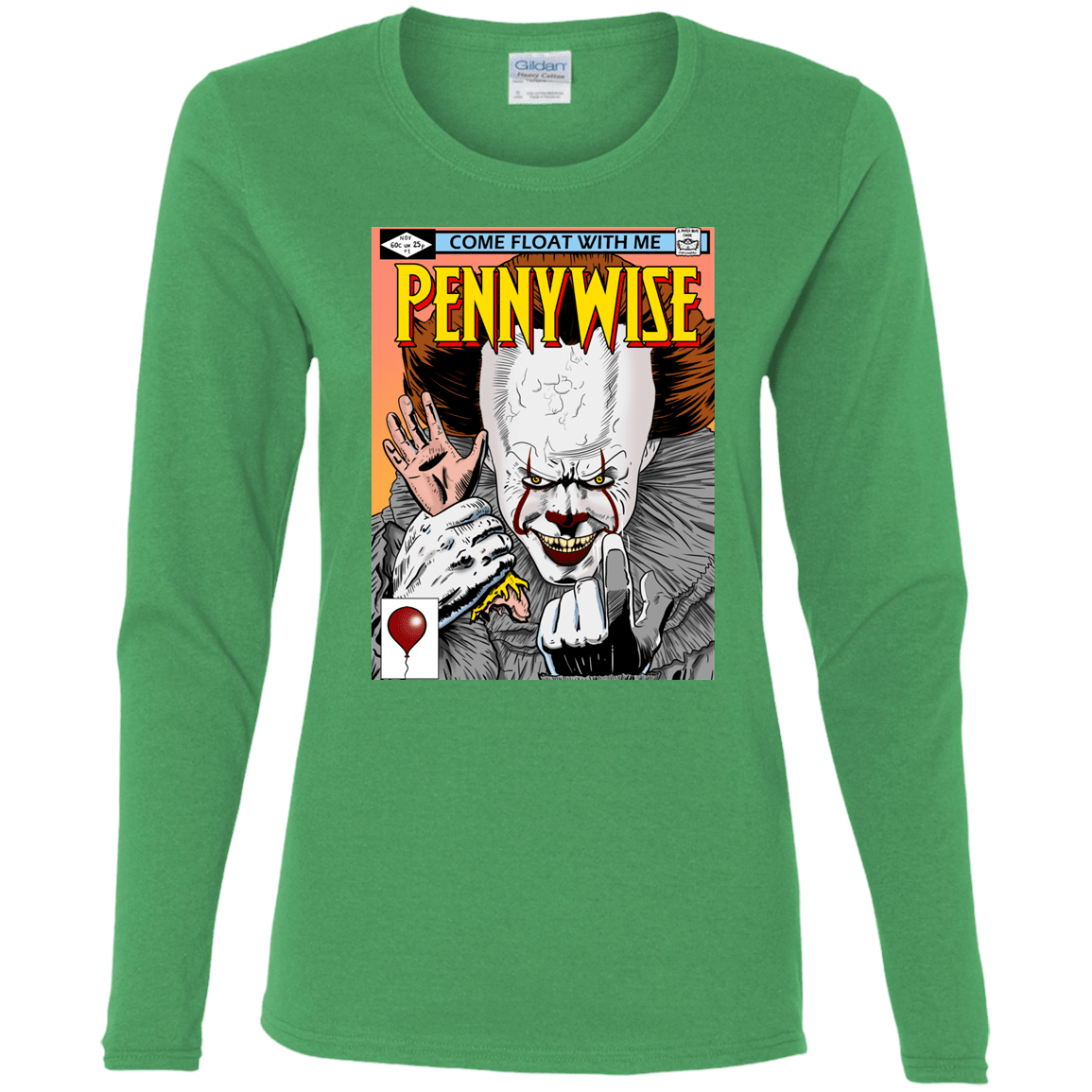 T-Shirts Irish Green / S Pennywise 8+ Women's Long Sleeve T-Shirt