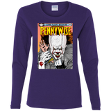 T-Shirts Purple / S Pennywise 8+ Women's Long Sleeve T-Shirt